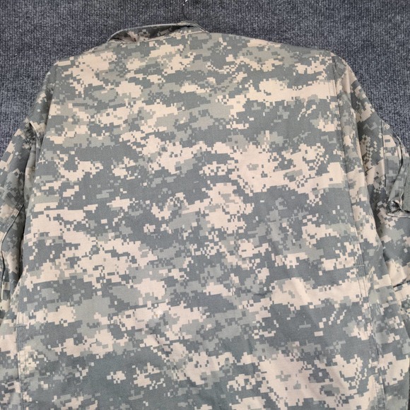 U.S. Military Mens Army Combat Uniform Digital Camo Coat Green Tan Size L - Picture 9 of 14